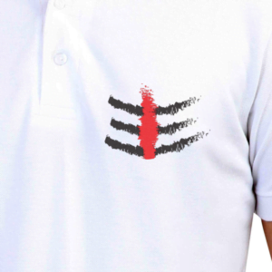 Tripund Embroidery Unisex Polo Tshirt - Sacred Strokes
